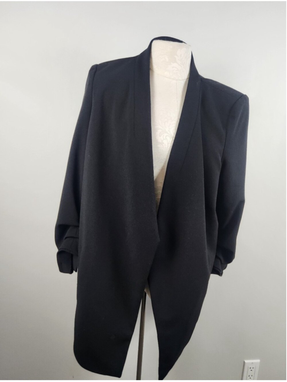 DKNY Black Blazer Workwear Professional Business Casual Corporate Academia Prep - Picture 3 of 13
